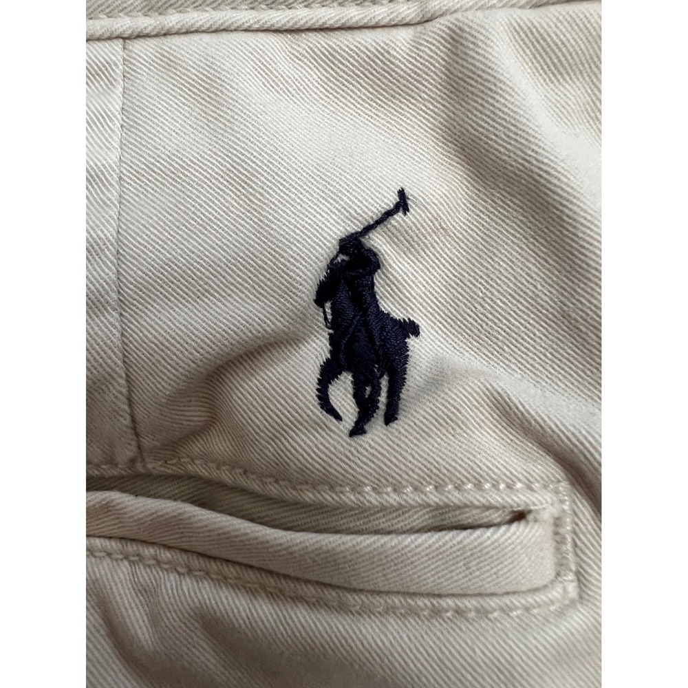 Polo Ralph Lauren Mens Chino Shorts 42 Stretch Straight Fit Beige Casual - Picture 16 of 16